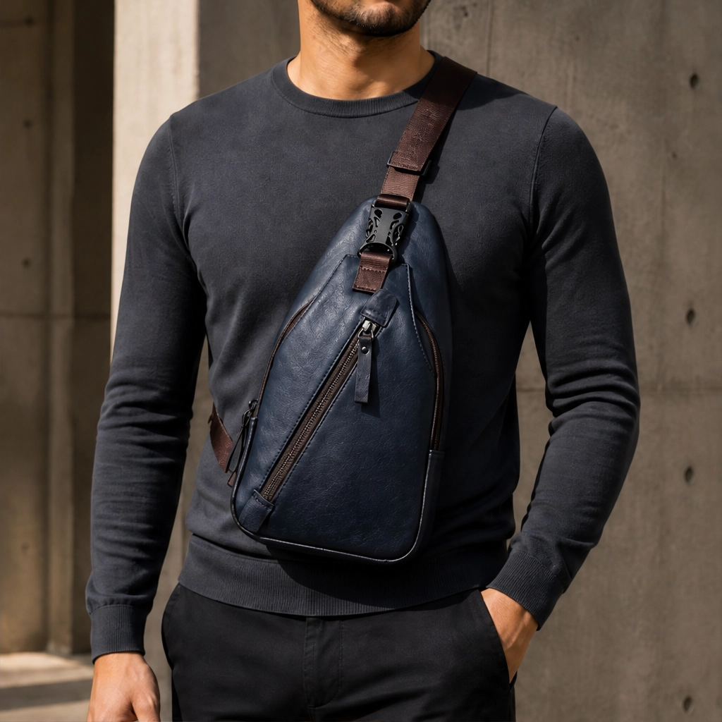 Tannery โ Lightweight 3-in-1 Convertible PU Leather Chest Bag + 50% OFF