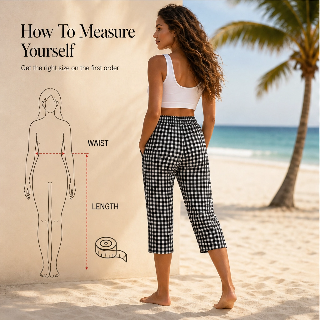 Linbloomโข โ Breathable Cotton-Linen Drawstring Capri Pants + 50% OFF