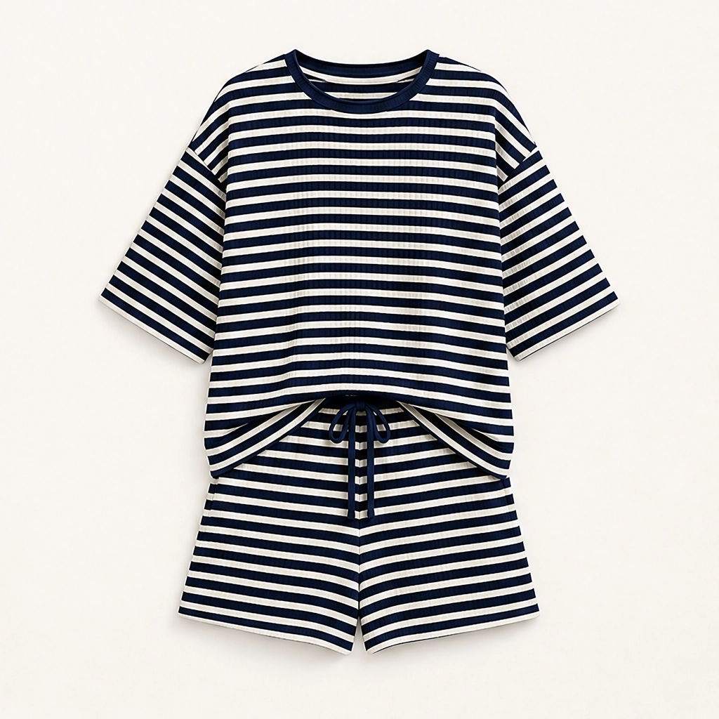 Sundรฉ โ Waffle-Knit Breathable 2-Piece Lounge Set with Real Pockets + 50% OFF