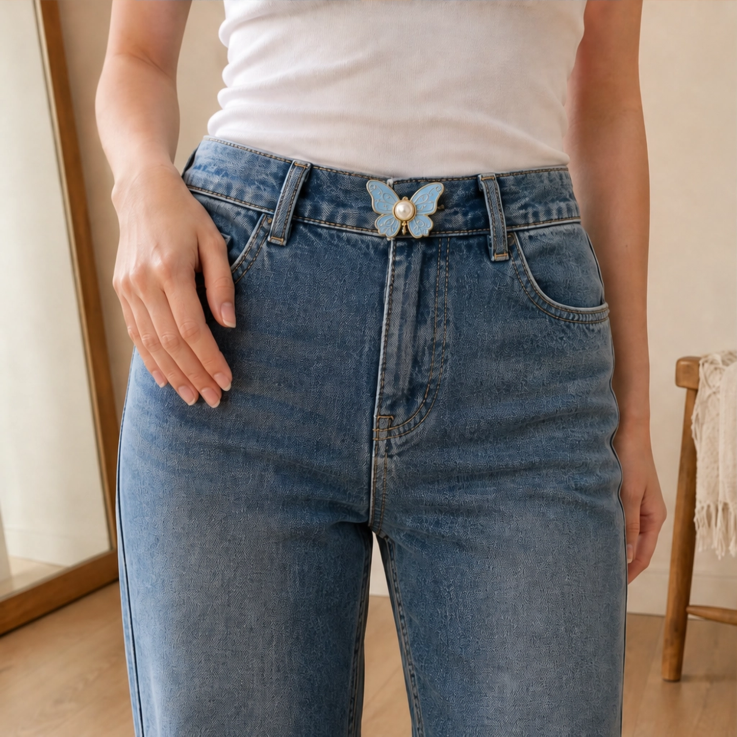 Gossamerโข โ Removable Butterfly Waist Buckle, One-Click Adjustable Waistband Cincher + 50% OFF