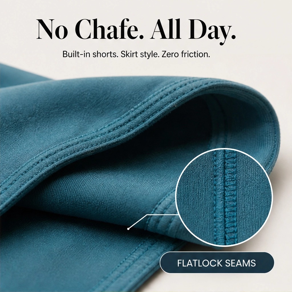 Glydon โ Anti-Chafing 2-in-1 Athletic Skort with Pockets + 50% OFF