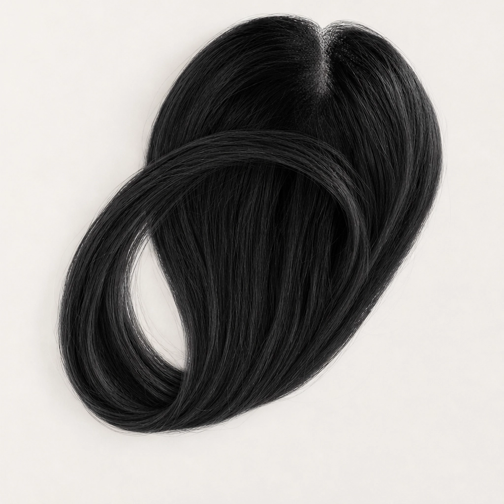 Velora โ 100% Human Hair Topper with Natural Lace Hairline & Secure Clip-In Crown + 50% OFF