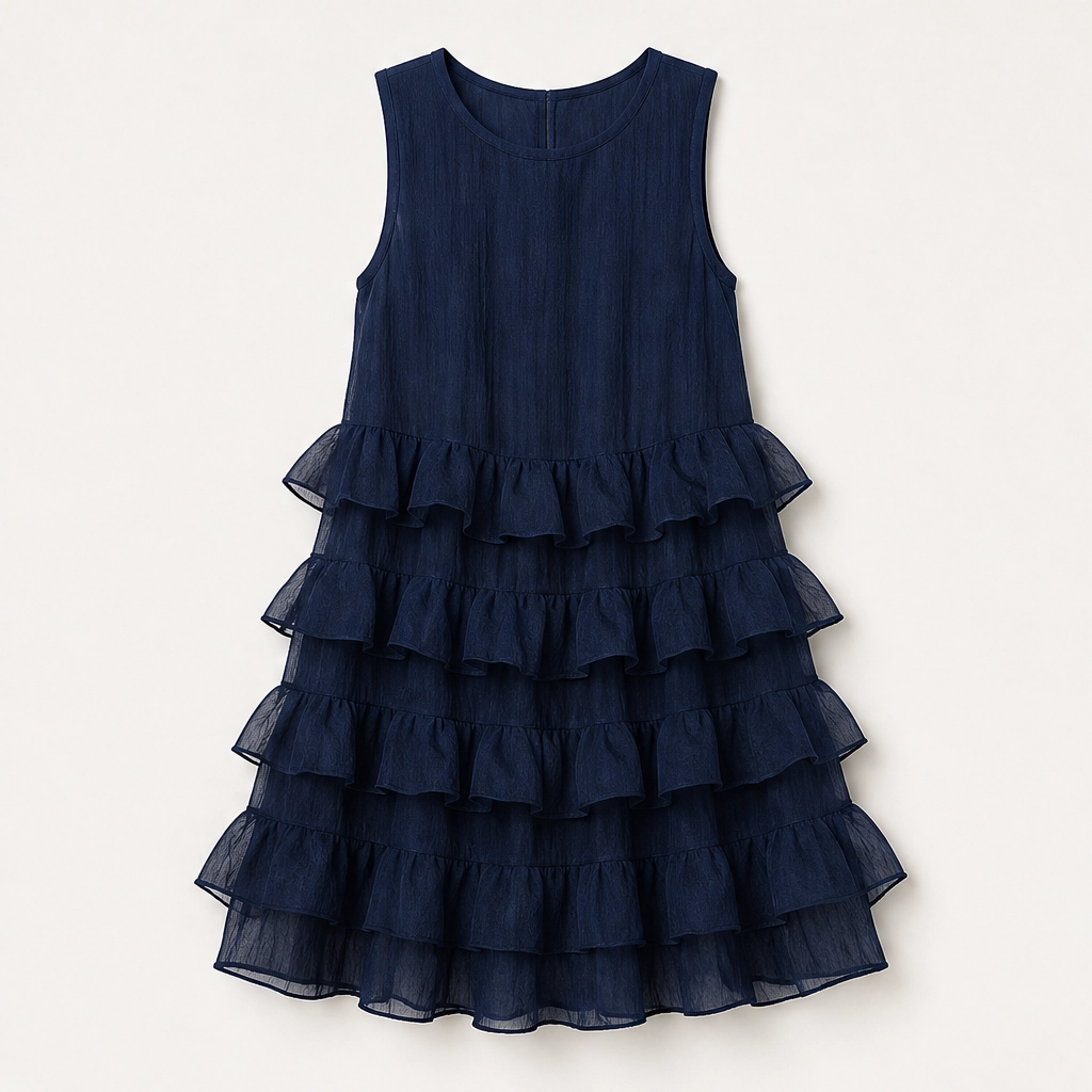 Solarรก โ Lightweight Tiered Ruffle Chiffon Mini Dress + 50% OFF
