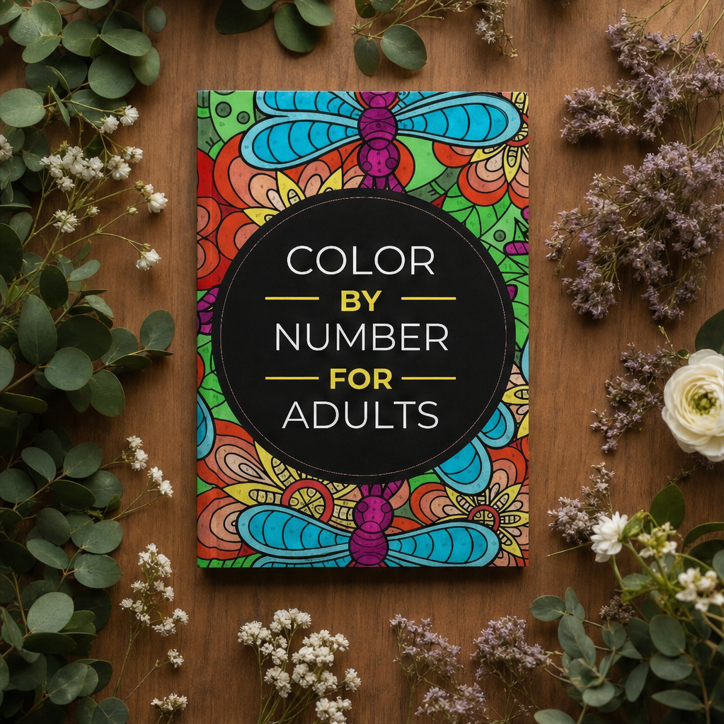 Calmshade โ Bold Line-Art Color-by-Number Coloring Bundle for Adults + 50% OFF lifestyle