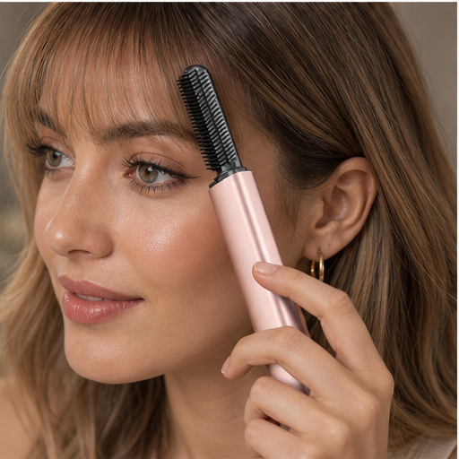 Frinora โ Cordless Heated Bang Styling Comb for Quick Touch-Ups lifestyle