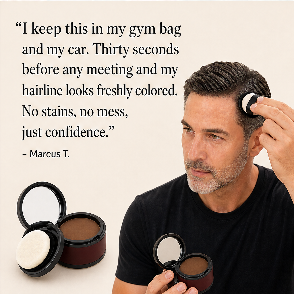 Hairloom โ Waterproof Root Touch-Up Hairline Contour Powder + 1+1 FREE detail