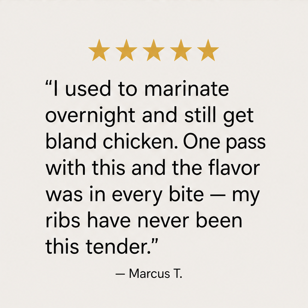 Brinelle โ 3-Needle Deep-Flavor Marinade Injector + 50% OFF detail