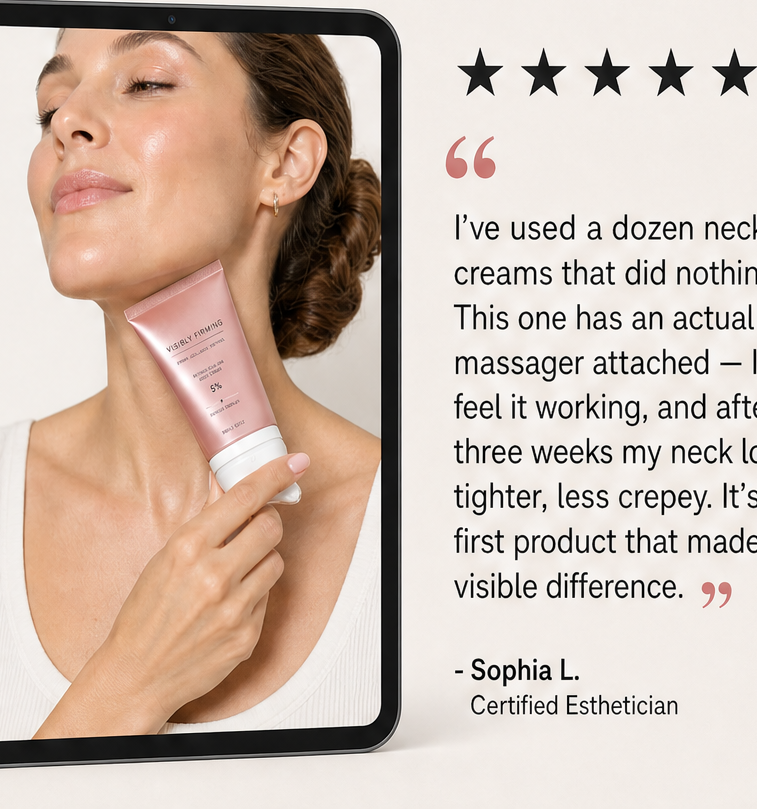 Renuvale โ Peptide Retinol Firming Cream with Built-In Gua Sha Massager + 1+1 FREE detail