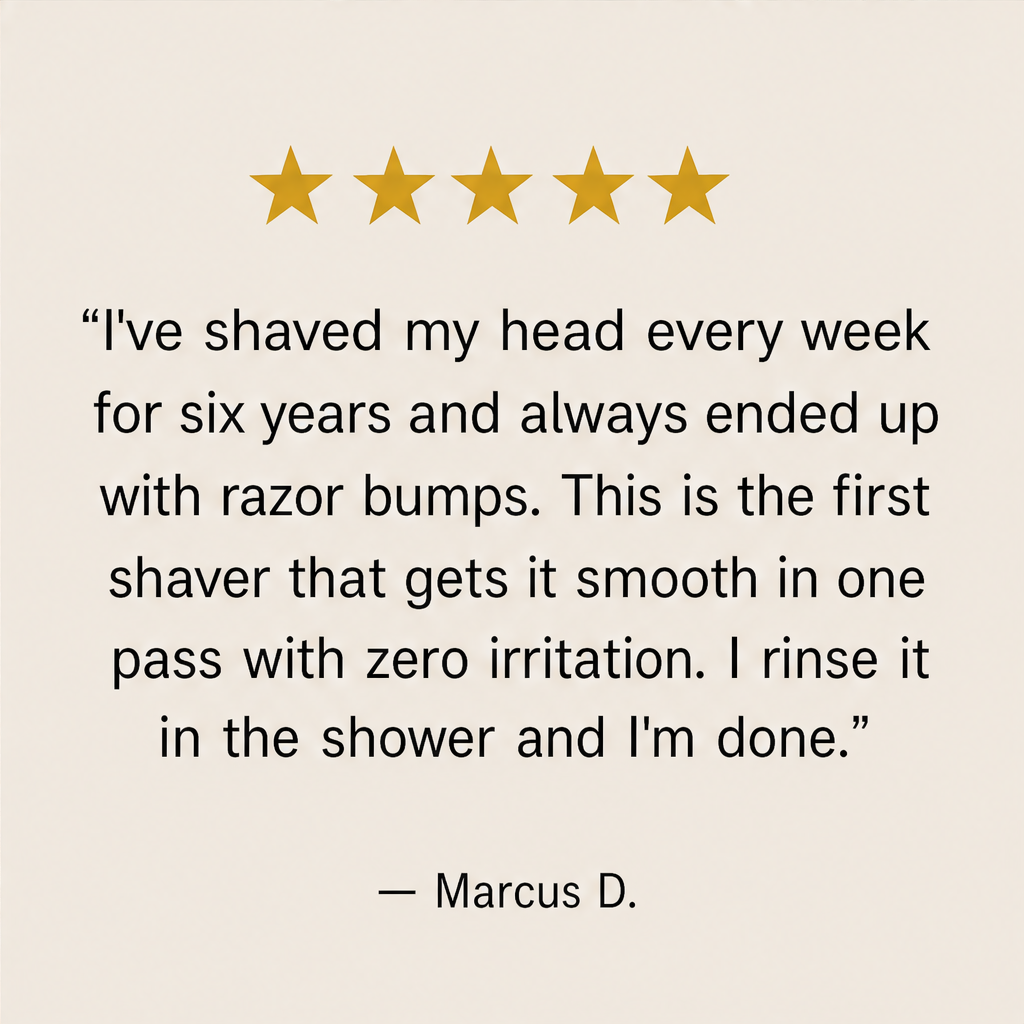 Contourix โ 360ยฐ Floating Head Washable Shaving Kit for Men + 50% OFF detail