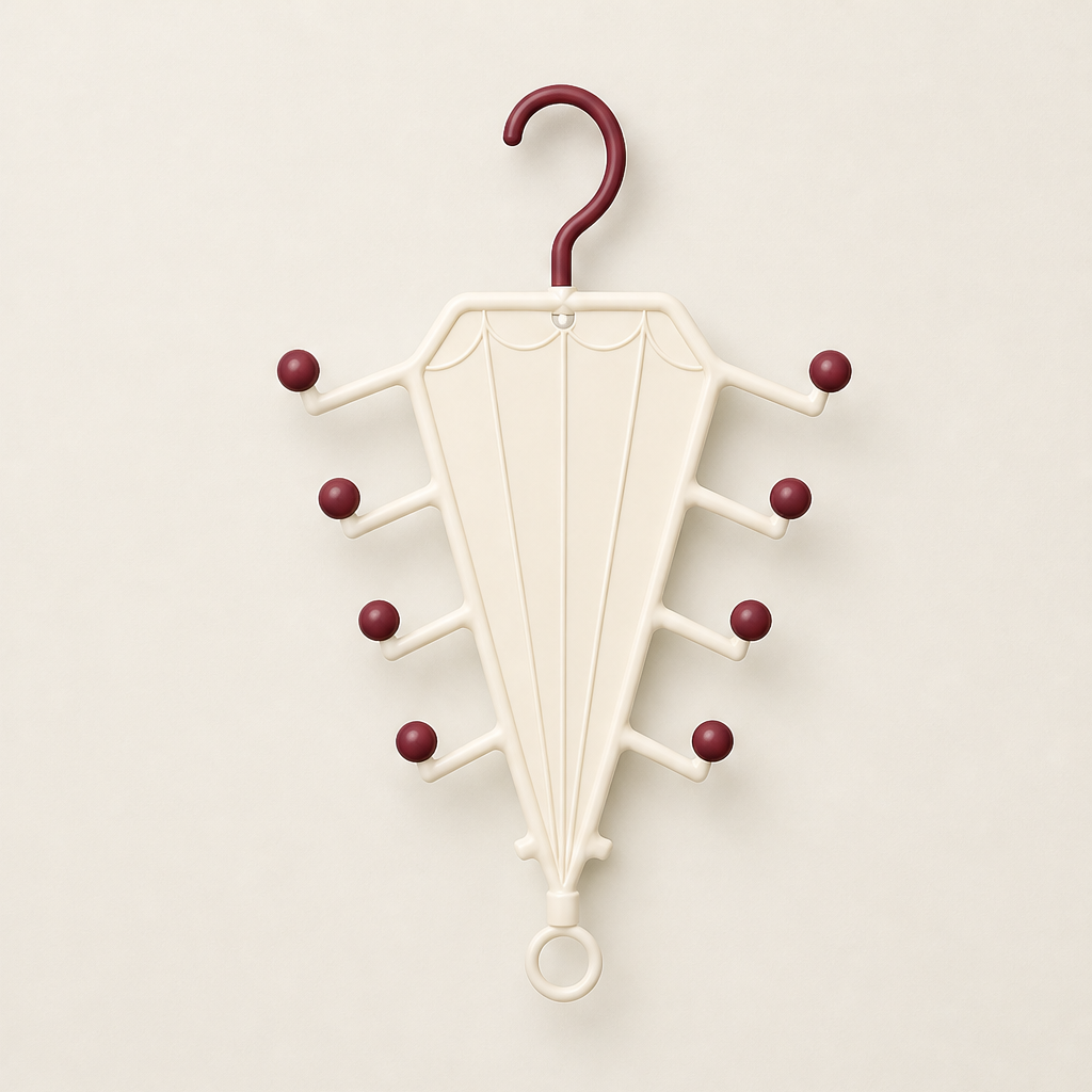 Tanglehold โ Space-Saving Double-Sided Umbrella Hanger Rack + 50% OFF Beige