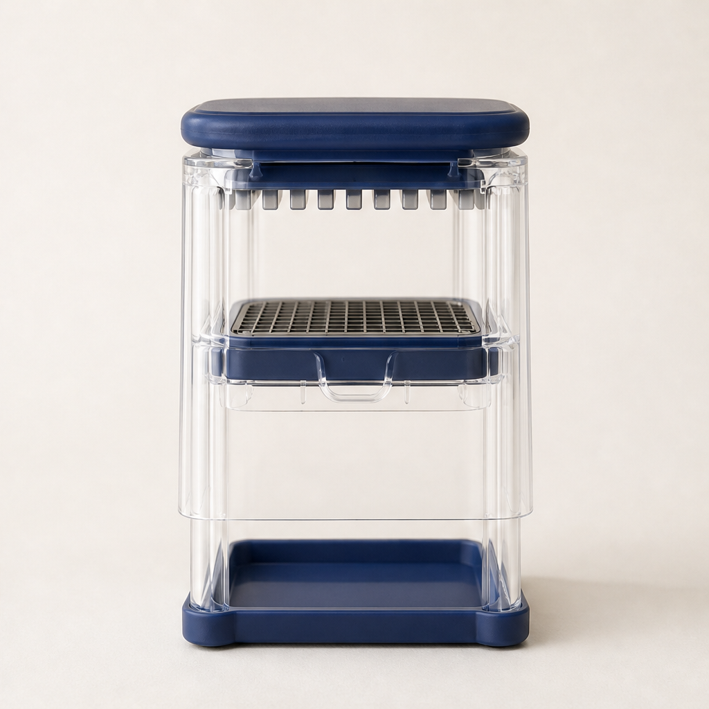 SpudPress โ One-Press 4-in-1 Potato & Veggie Cutter + 50% OFF Navy