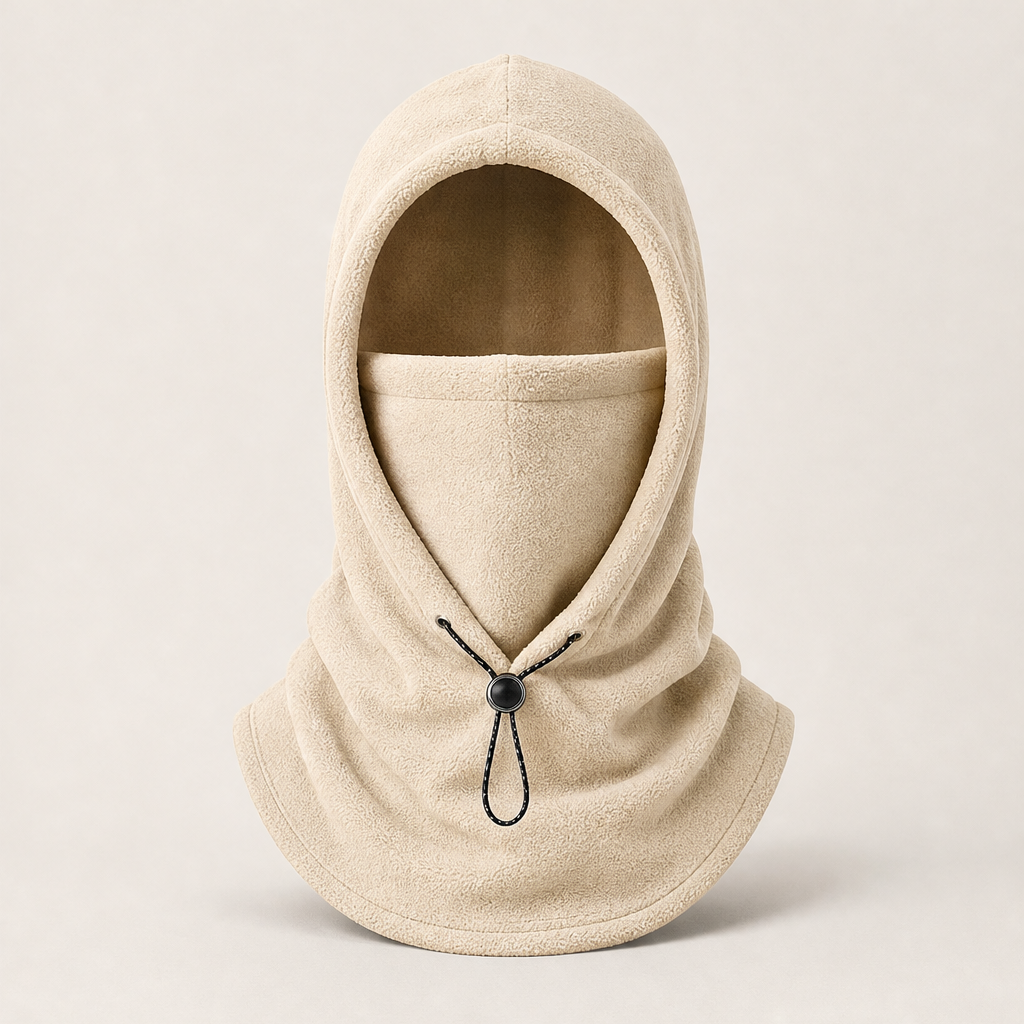 Trailcrest โ Full Face & Neck Coverage Fleece Balaclava Hood + 50% OFF Beige
