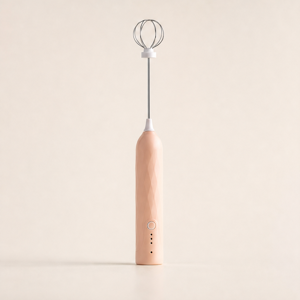 Frothelle โ 3-Speed USB Rechargeable Handheld Milk Frother + 50% OFF Peach