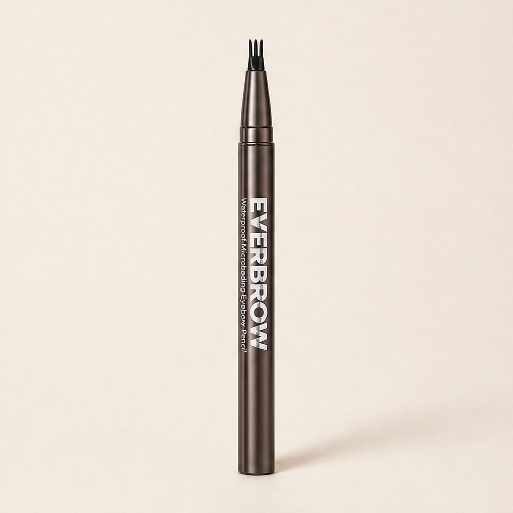 Browvelle โ Waterproof Micro-Fork Tip Microblading Eyebrow Pencil + 1+1 FREE Dark Brown