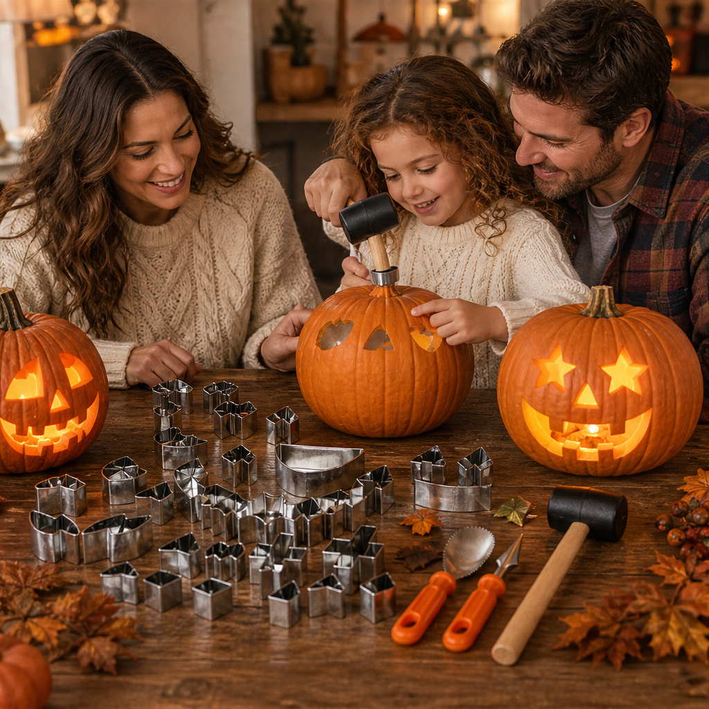 Jackcraft โ 24-Piece Reusable Mold Pumpkin Carving Kit + 50% OFF lifestyle