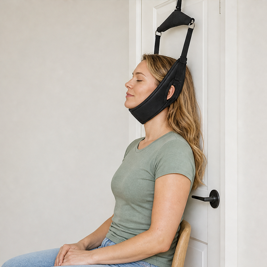 Calmwick โ Over-Door Neck Traction Stretcher for Fast Pain Relief + 50% OFF lifestyle