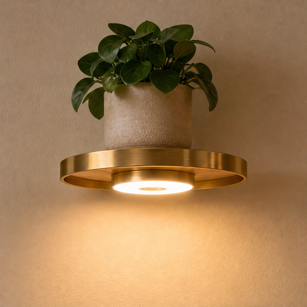Haloshelf โ Floating LED Display Shelf with Built-In Ambient Glow + 50% OFF lifestyle