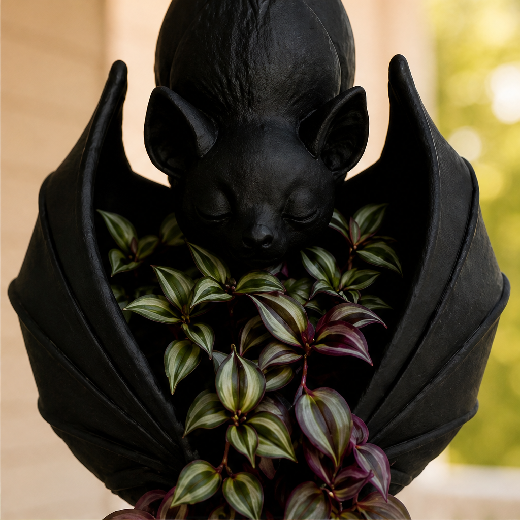 Duskwing โ Bat-Shaped Hand-Finished Resin Hanging Plant Pot + 50% OFF lifestyle
