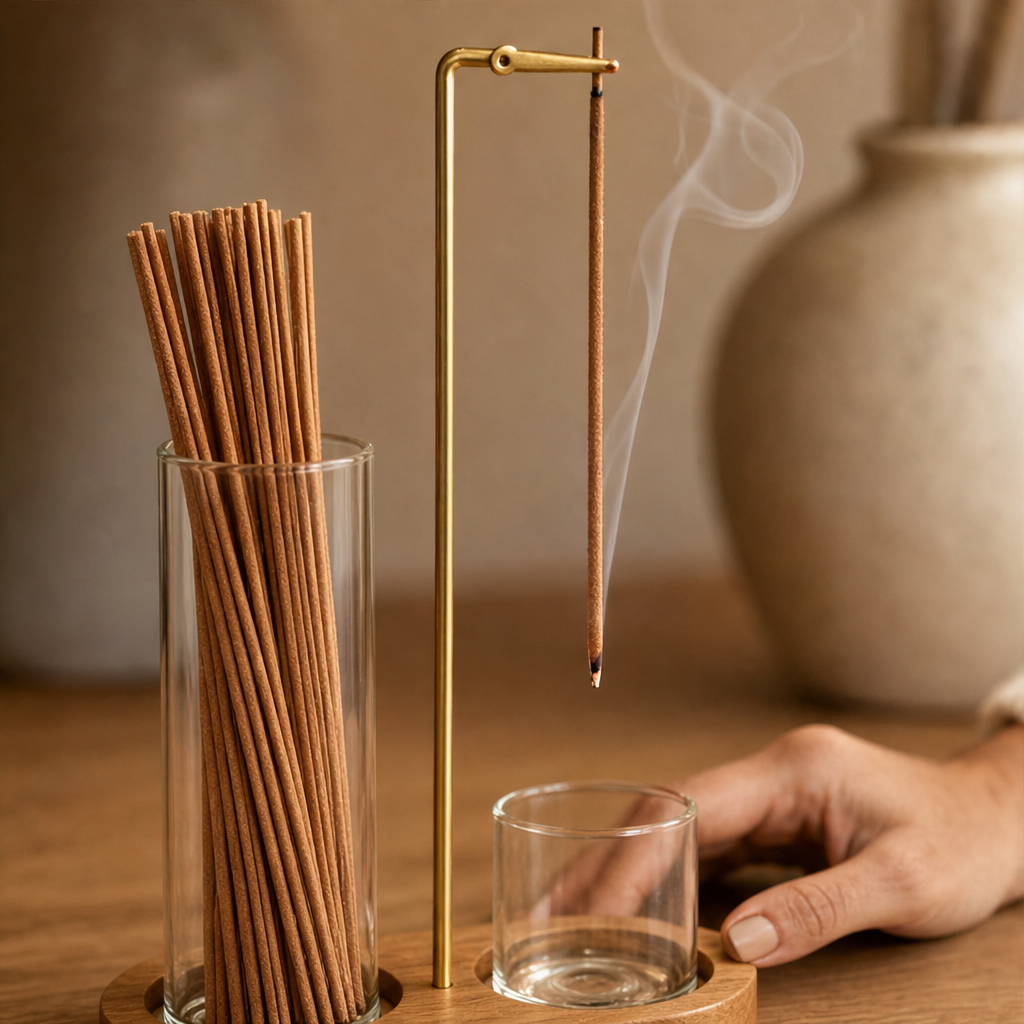 Ashendale โ Wood Base 2-in-1 Incense & Candle Holder + 50% OFF lifestyle