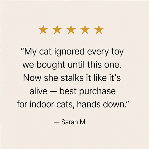 Flutterbeau โ Auto-Flutter Sensor Butterfly Interactive Cat Toy + 50% OFF detail