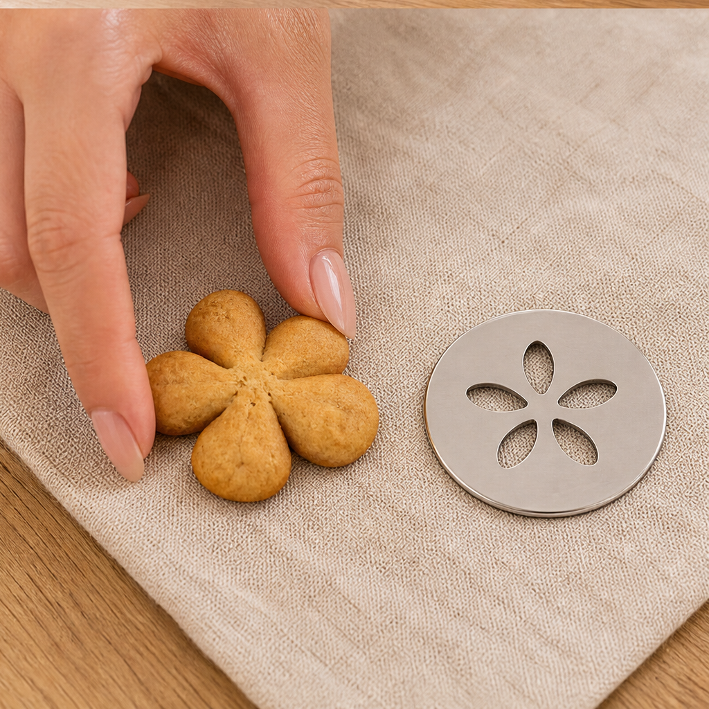 Flourpress โ 13 Disc, 8 Nozzle Stainless Steel Cookie Press + 50% OFF lifestyle