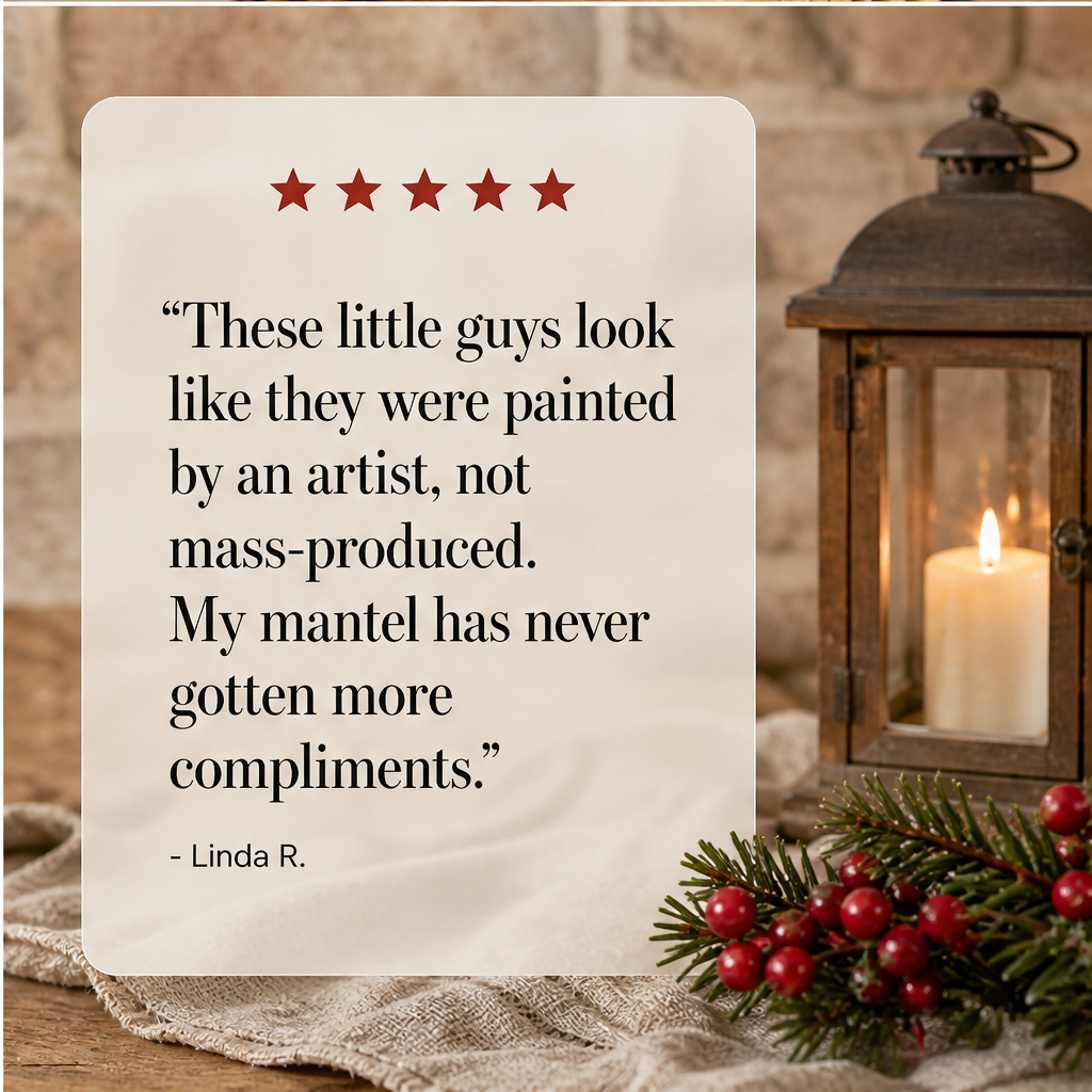 Clovermere โ Hand-Painted Farm Friends Hanging Mantel Garland Set + 50% OFF detail