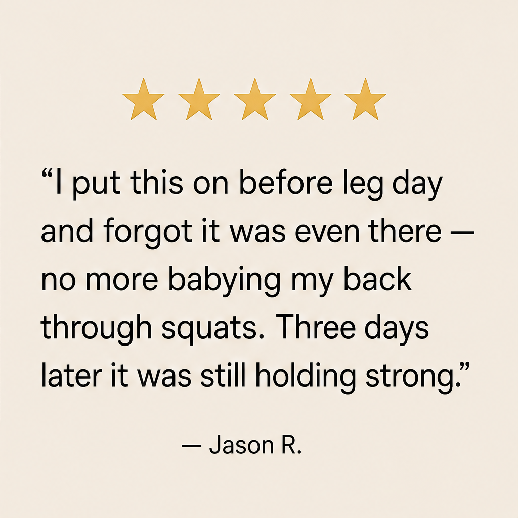 Flexcura โ Pre-Cut Water-Resistant Kinesiology Tape for Lower Back Support + 50% OFF detail