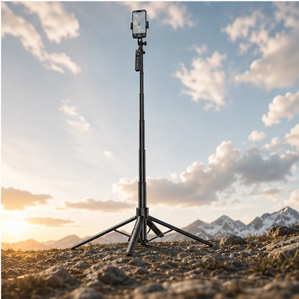 Quadrix โ 4-Legged Pop-Up Selfie Stick Tripod, 180cm Extendable with Remote + 50% OFF