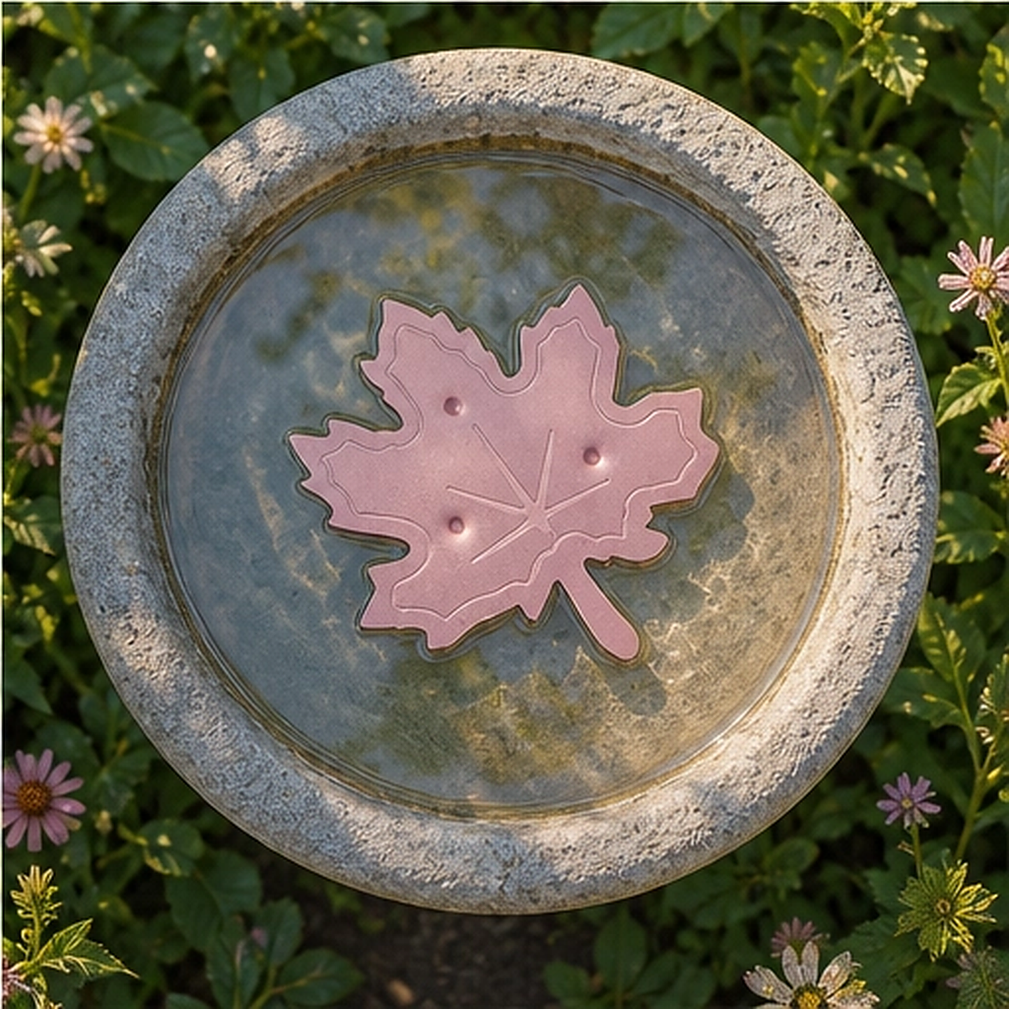 Copperfern โ Pure Copper Maple Leaf Bird Bath Water Clarifier + 50% OFF