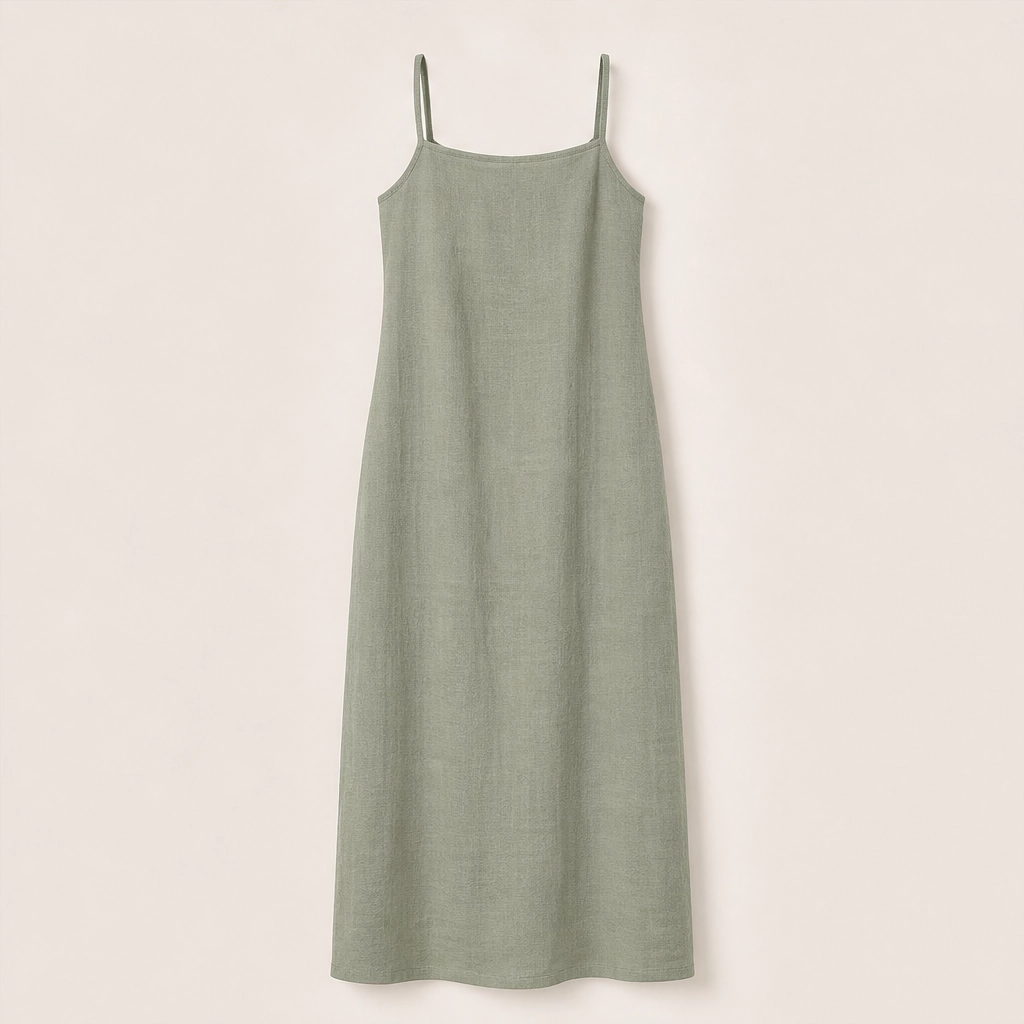 Driftelle โ Breathable Cotton-Blend Maxi Slip Dress + 50% OFF