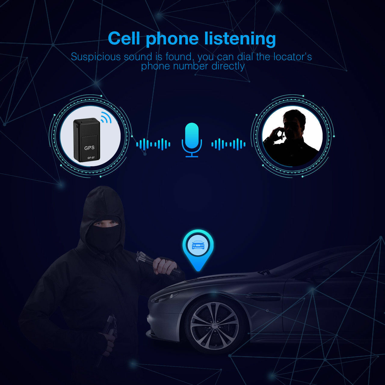 Wazey™ Mini GPS Tracker