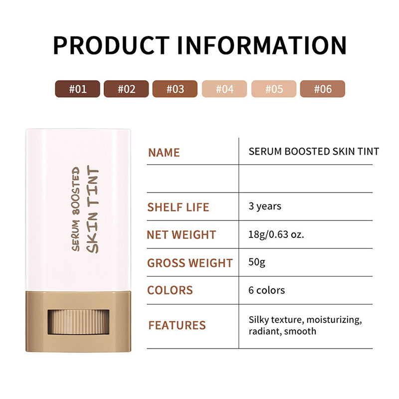GlowTint Moisturizing & Brightening Serum Foundation - Lightweight Skin Tint with Radiant Coverage - 50% OFF