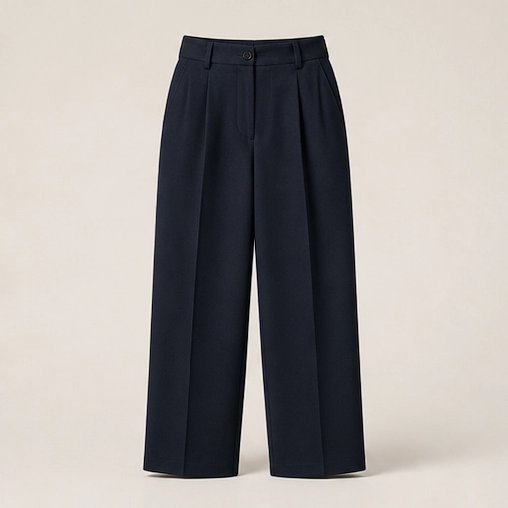 Sartor โ Classic Wide-Leg Pleated Suit Trousers + 50% OFF