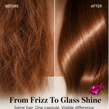 Tressara – Argan & Rosehip Hair Oil Capsules for Silky, Frizz-Free Shine + 1+1 FREE