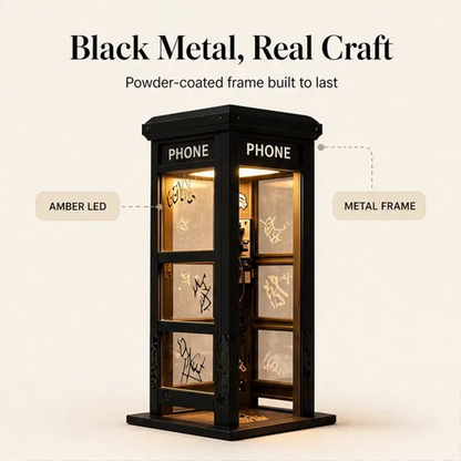 Noctaire™ – Cinematic Vintage Phone Booth Ambient Lamp + 50% OFF