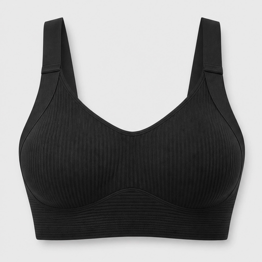 Velora – Wire-Free Full-Cup Bra with W-Shaped Back Support & Adjustable Straps + 1+1 FREE