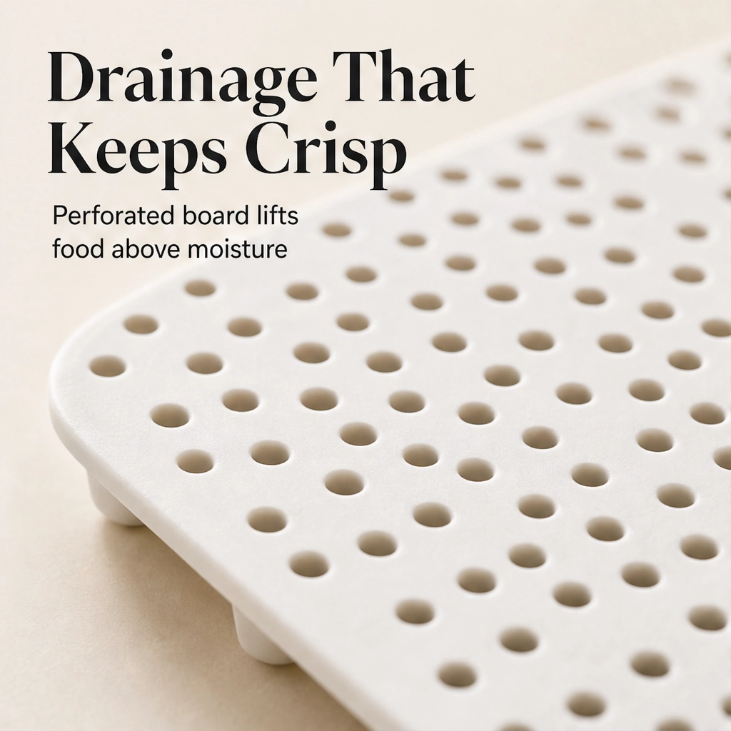 Crispwell™ – Produce Freshness Containers with Date-Dial Timer, Drainage Grid & Airtight Seal + 50% OFF