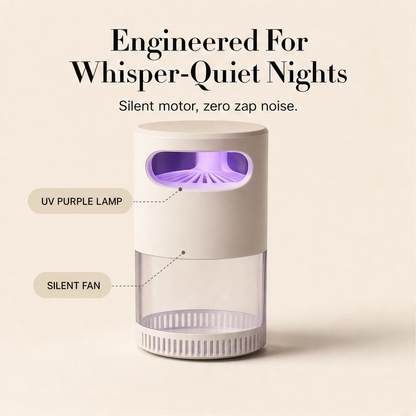 Hushvale™ – Silent Vortex UV Mosquito Trap Lamp for Bedrooms & Nurseries + 50% OFF