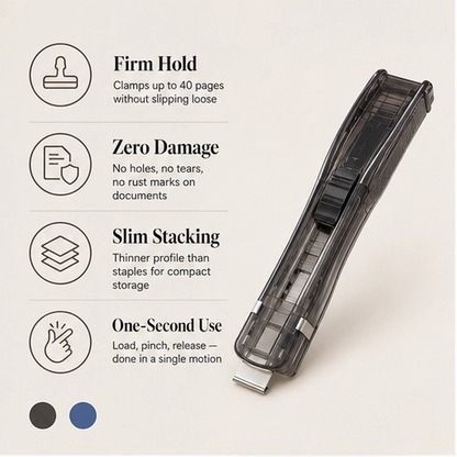 Stackwell – Reusable No-Damage Paper Clip Dispenser + 50% OFF