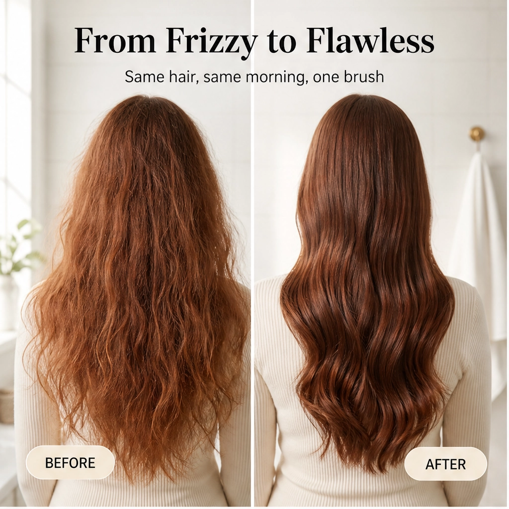 Soothecrown™ – Electric Scalp-Massage Hair Brush with Nourishing Mist & Self-Cleaning + 50% OFF