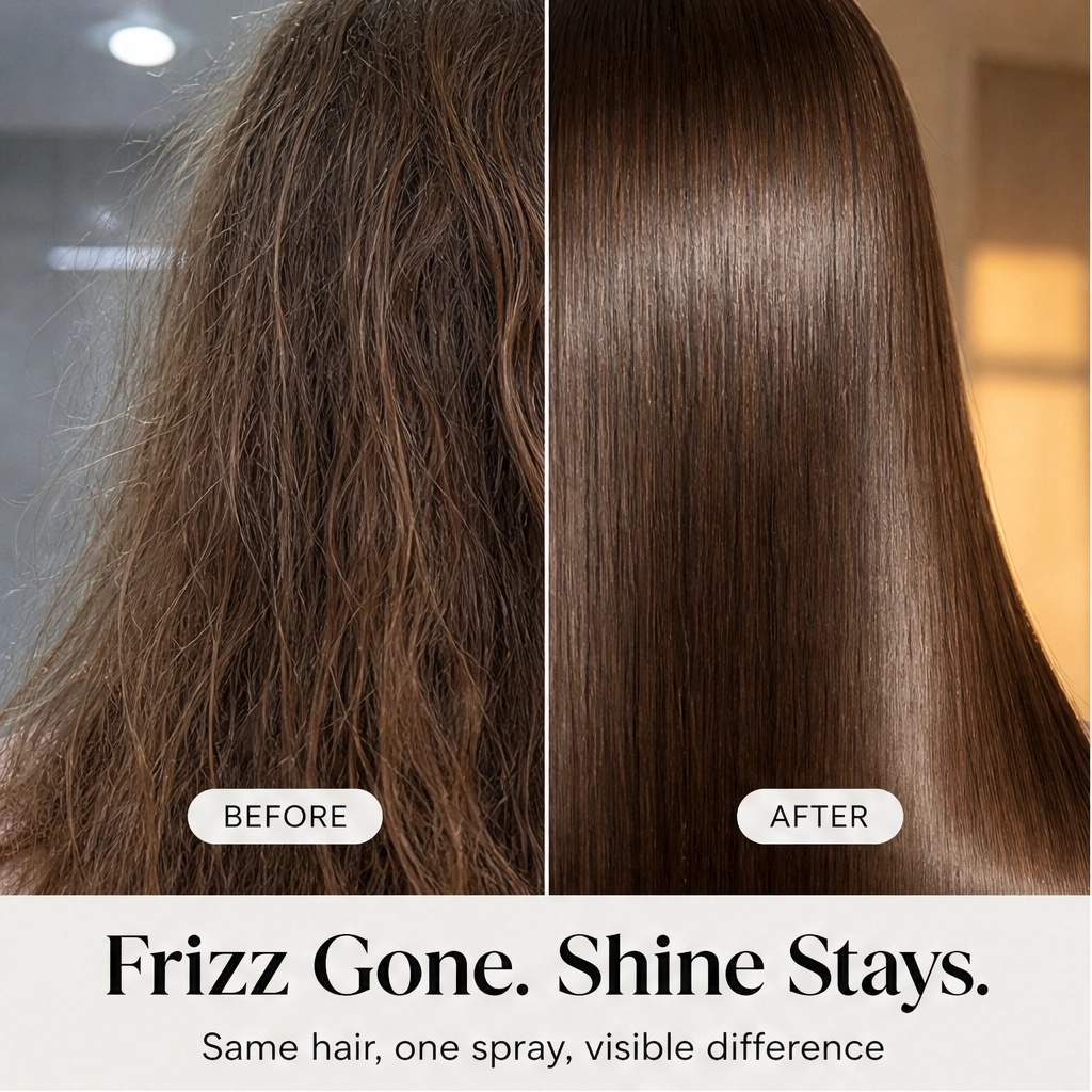 Silkvé™ – Lightweight Anti-Frizz Curl Oil Spray for Shine & Definition + 1+1 FREE