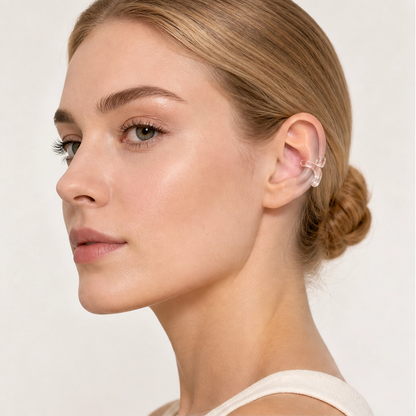 Veilo – Invisible Silicone Ear Clips, 10-Size Comfort Fit Set + 1+1 FREE