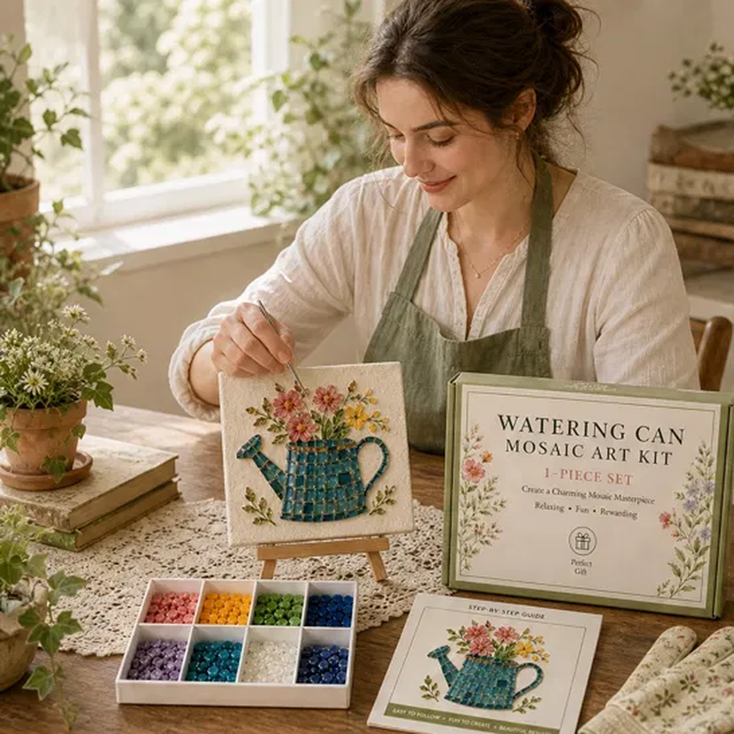 Tessella – Beginner-Friendly Garden Mosaic Art Kit with All Supplies + 50% OFF