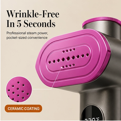 Linsten – 5-Second Heat 2-in-1 Handheld Steam Iron & Garment Steamer + 50% OFF