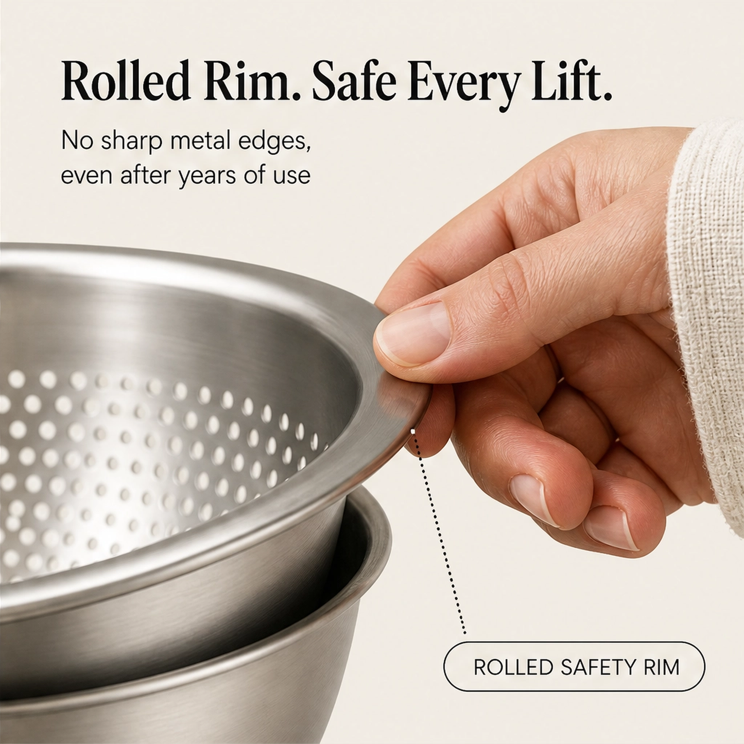 Prepwell – 3-in-1 Stainless Steel Basin with Grater Lid & Drain Basket + 50% OFF