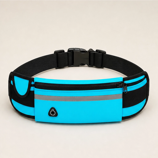 Paceholm – Bounce-Free Running Belt with Bottle Holder & Reflective Strip + 50% OFF