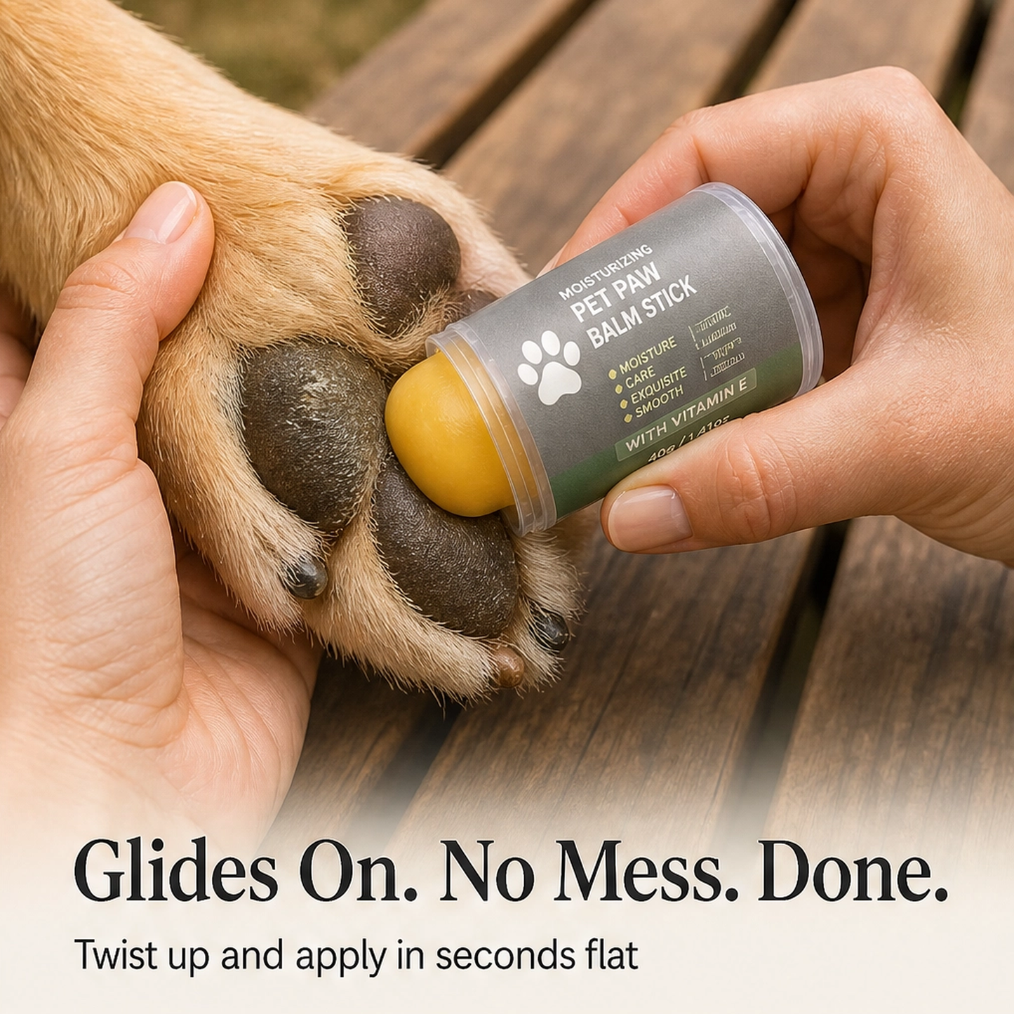 Roamwell – Glide-On Moisturizing Paw & Nose Balm Stick for Dogs & Cats + 1+1 FREE
