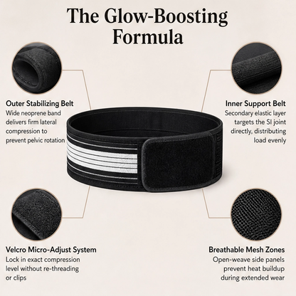 Steadwell – Dual-Belt Adjustable Compression Support Belt + 50% OFF
