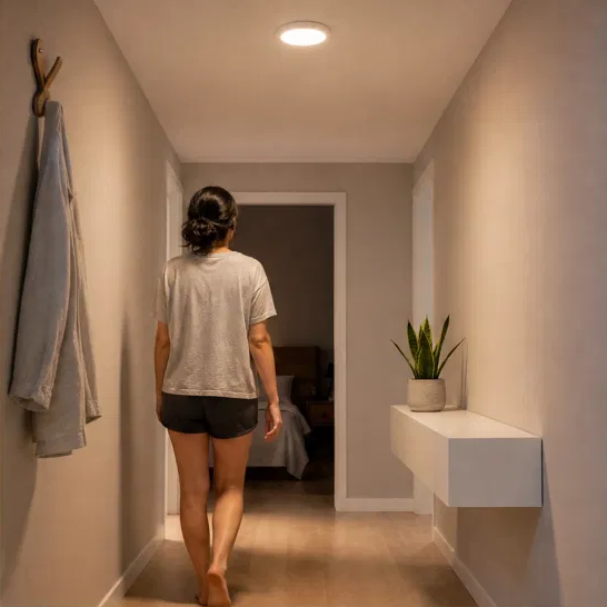 Lumenix™ – Wireless Motion Sensor Ceiling Light with 60-Day Battery & Magnetic Mount + 50% OFF