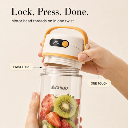 Bloomvolt™ – 1000mL Cordless Smoothie Blender with 18,000 RPM Motor & Smart Battery Display + 50% OFF